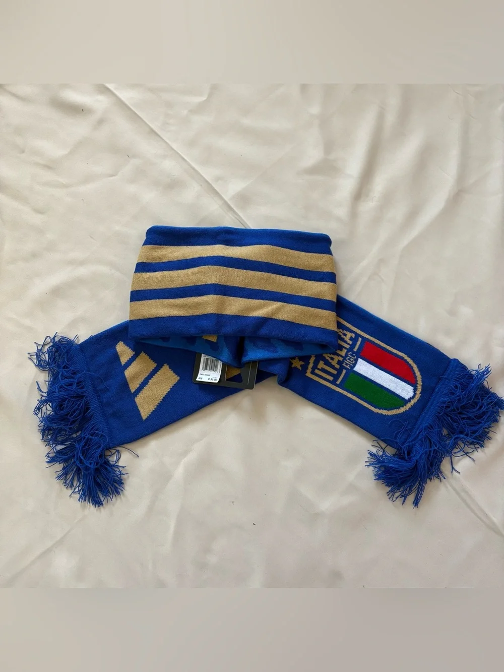 Adidas 2026 FIGC Italy National Team Scarf – One Size (NWT)